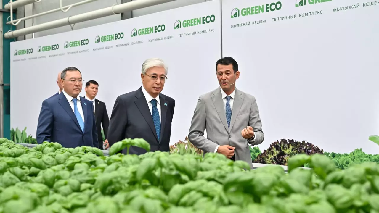 GREEN ECO: Президент отандық агроөндіріс әлеуетімен танысты