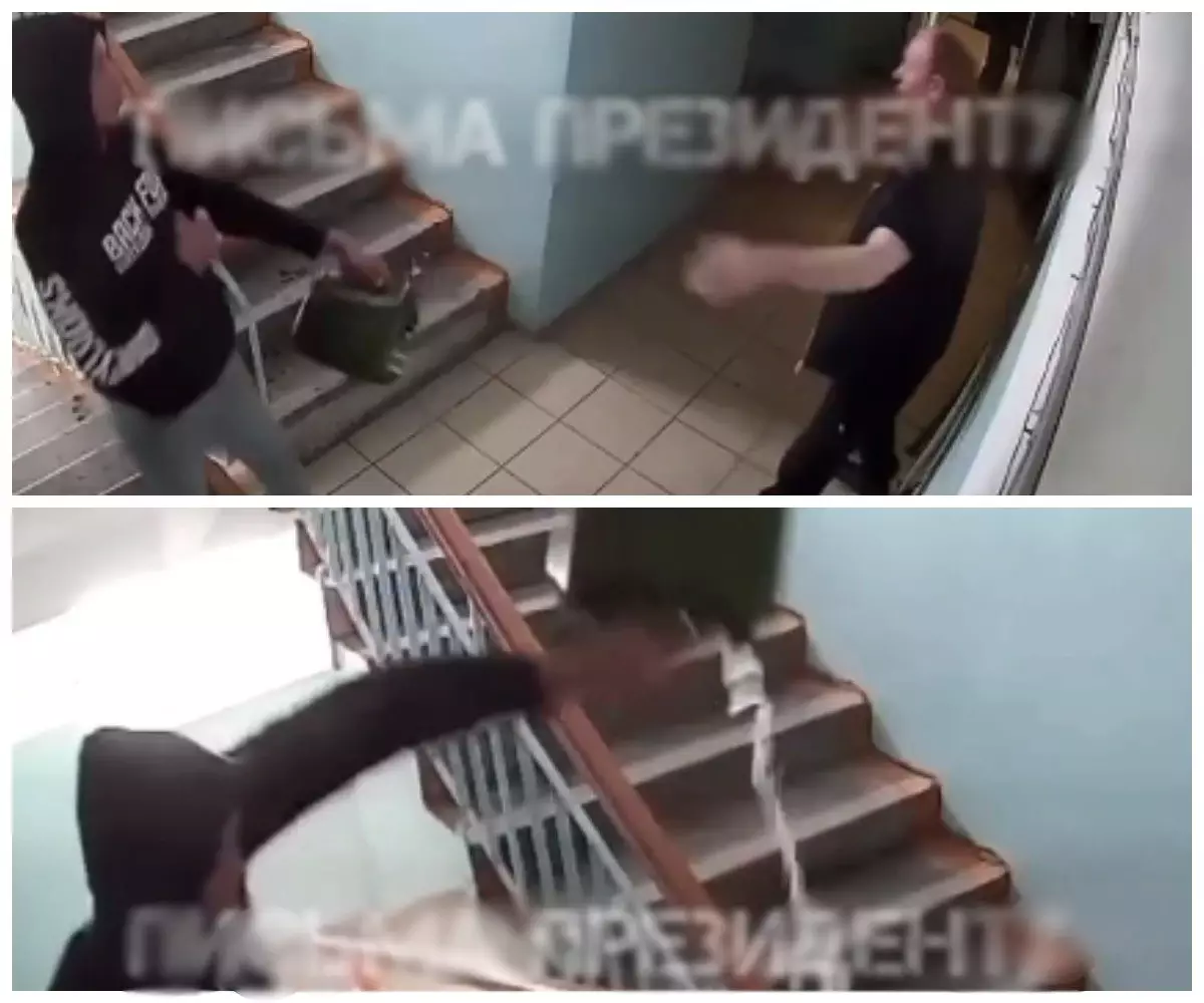 "Әдейі елуден көп адамды өлтіргісі келген": Павлодарда ер адам көпқабатты үйдің дәлізіне жанармай шашып, өртемек болған (видео)