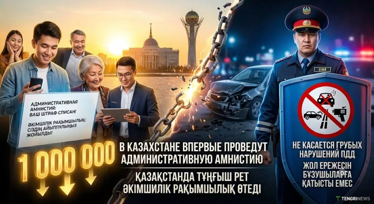 СМС-оповещения и автоматическое списание: как в Казахстане пройдет первая амнистия штрафов