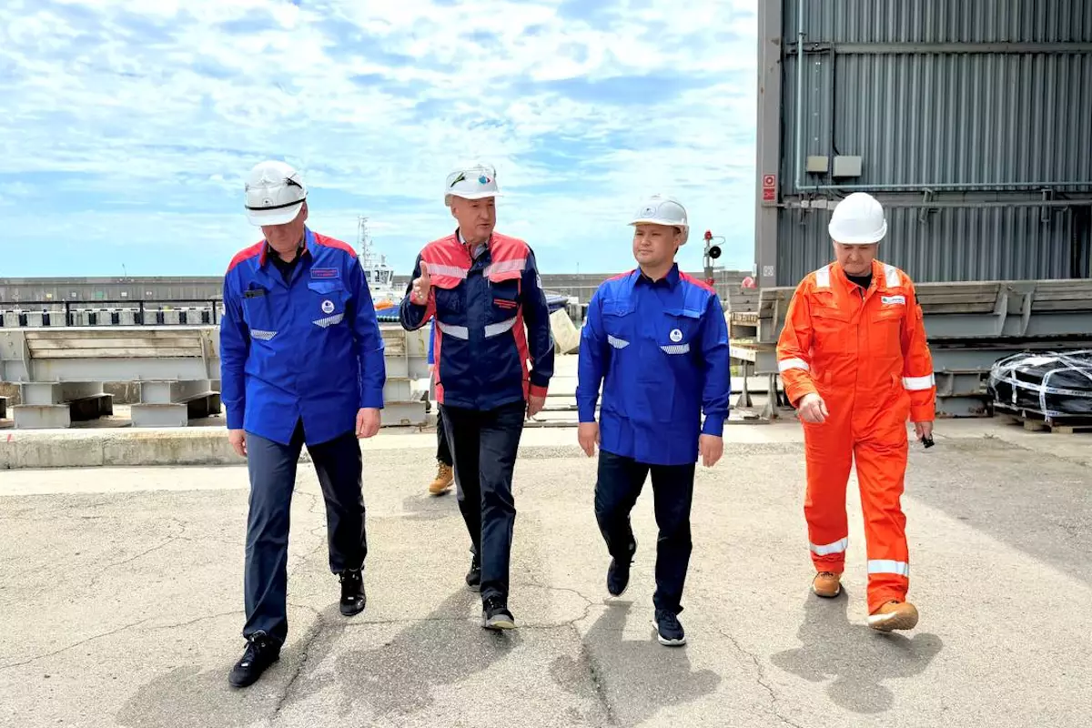 Глава КМГ посетил морской терминал КТК под Новороссийском