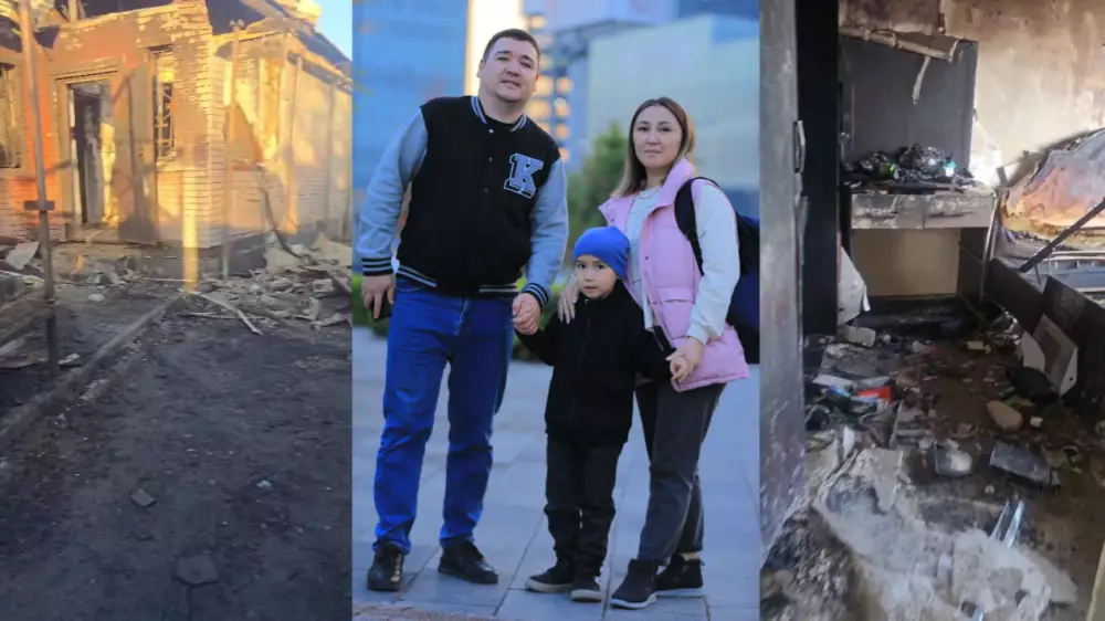 Переехали в Астану ради детей - и потеряли всё. Семья просит помощи после страшного пожара