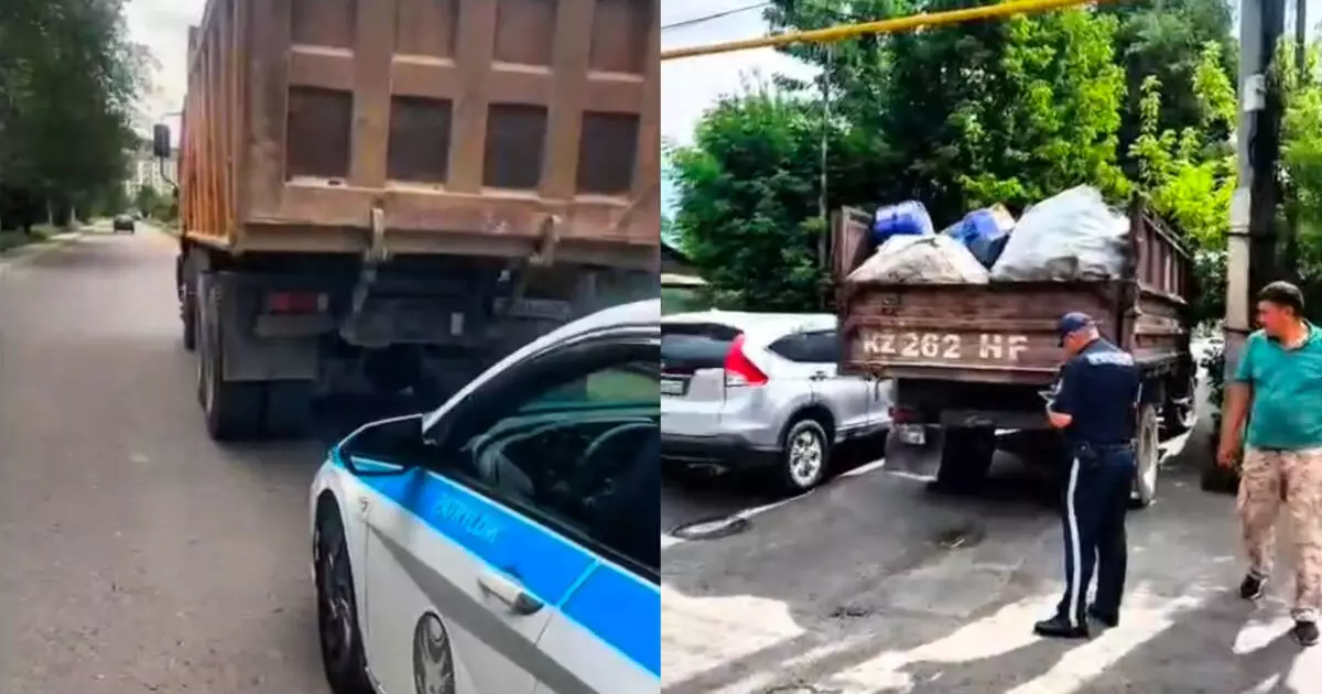  Алматыда жүк көліктеріне бақылау күшейтілді 