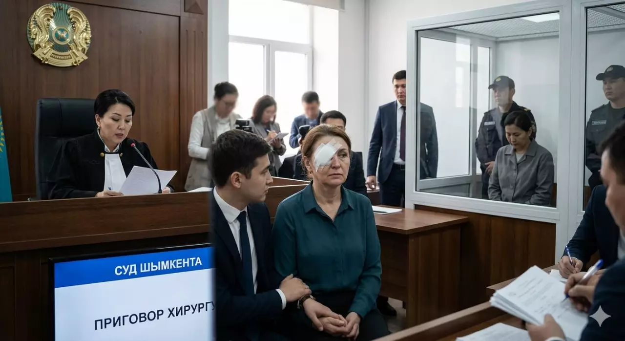 Ослепла после блефаропластики: в Шымкенте осудили хирурга