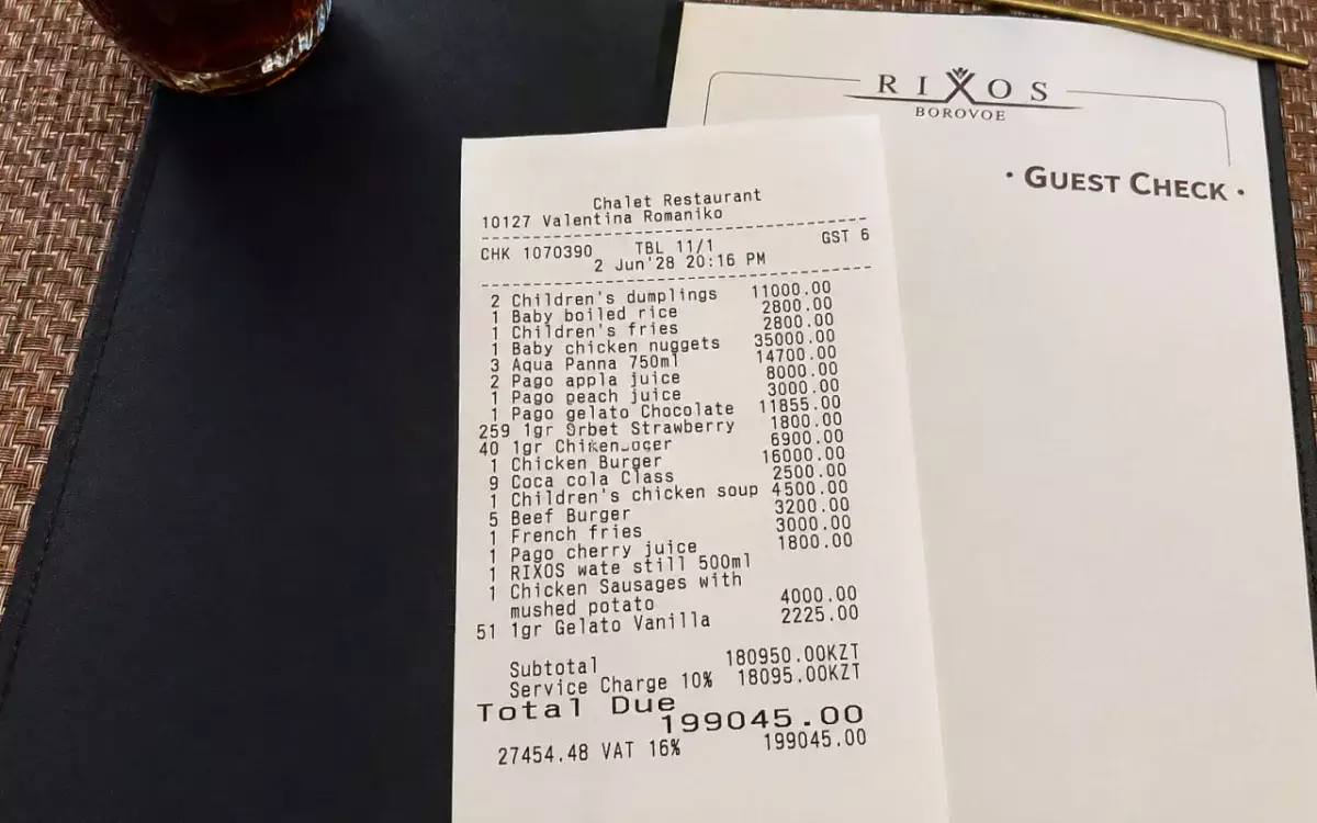 Четыре бургера за 200 тысяч: цены в Боровом шокировали казахстанцев