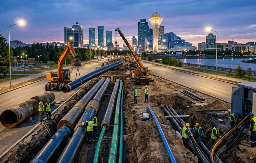 В Астане модернизируют теплосети, электросети и водовод на 4,5 млрд тенге
