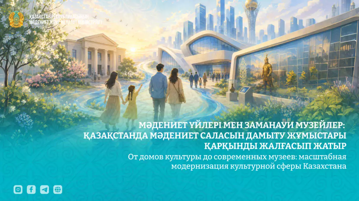 Культурная модернизация Казахстана: сотни новых объектов и инвестиции в творческое образование