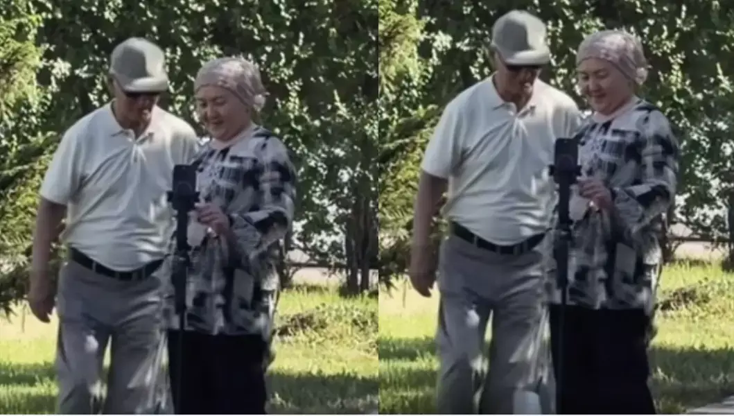 «Заманға ілескен ата-әже»: Контент түсірген қариялар көпшілікті тәнті етті