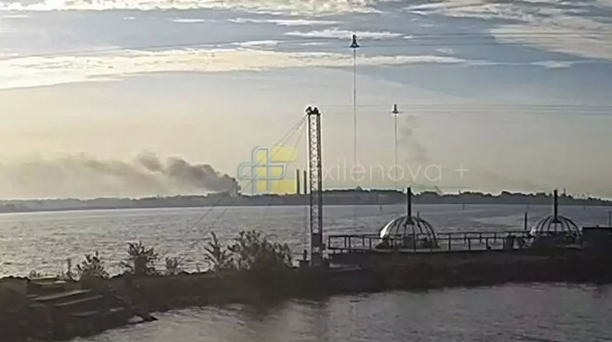 В Кронштадте после атаки БПЛА заметили дым над морским кадетским корпусом