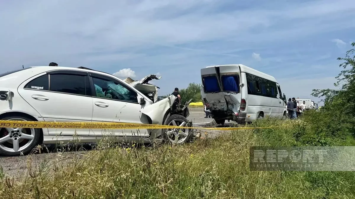 Грузияда оқушылар мінген шағын автобус жол апатына ұшырады