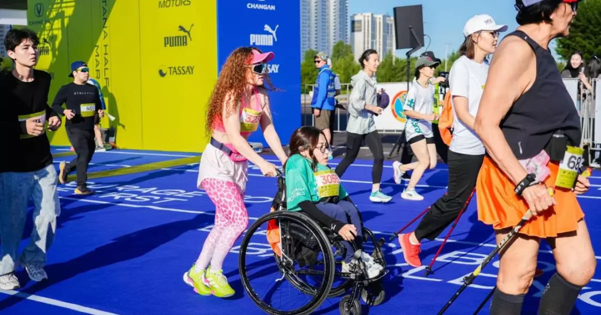  Параатлеттер Astana Half Marathon жарысына қатысты 