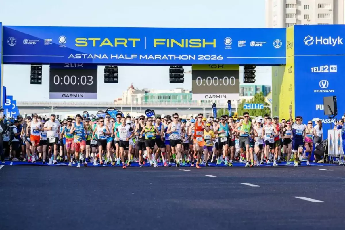 Astana Half Marathon аясында ерекше экологиялық акция ұйымдастырылды