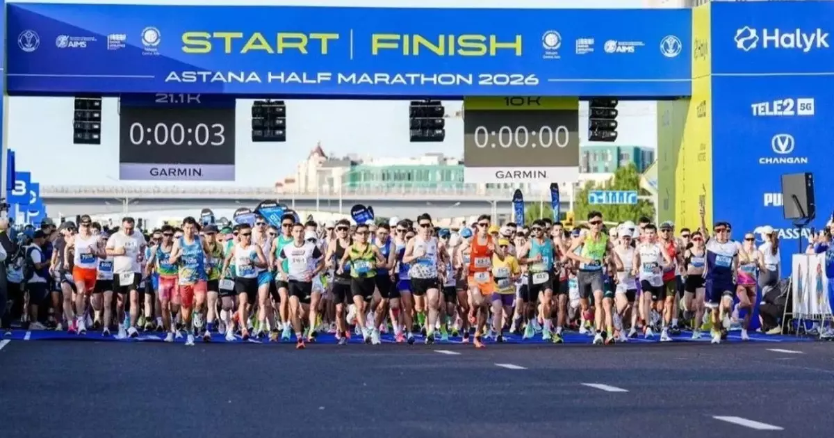  Astana Half Marathon жарысына 30 елден 7 мыңға жуық адам қатысты 
