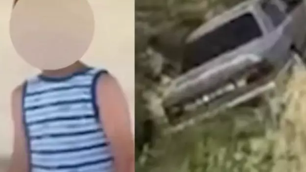  3 жастағы бала әкесінің көлігін мініп кетіп, жантүршігерлік жағдайға ұшырады (ВИДЕО) 
