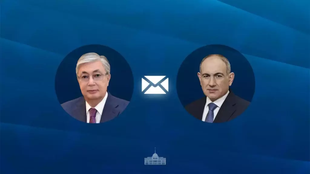 Тоқаев Пашинянды сайлаудағы жеңісімен құттықтады