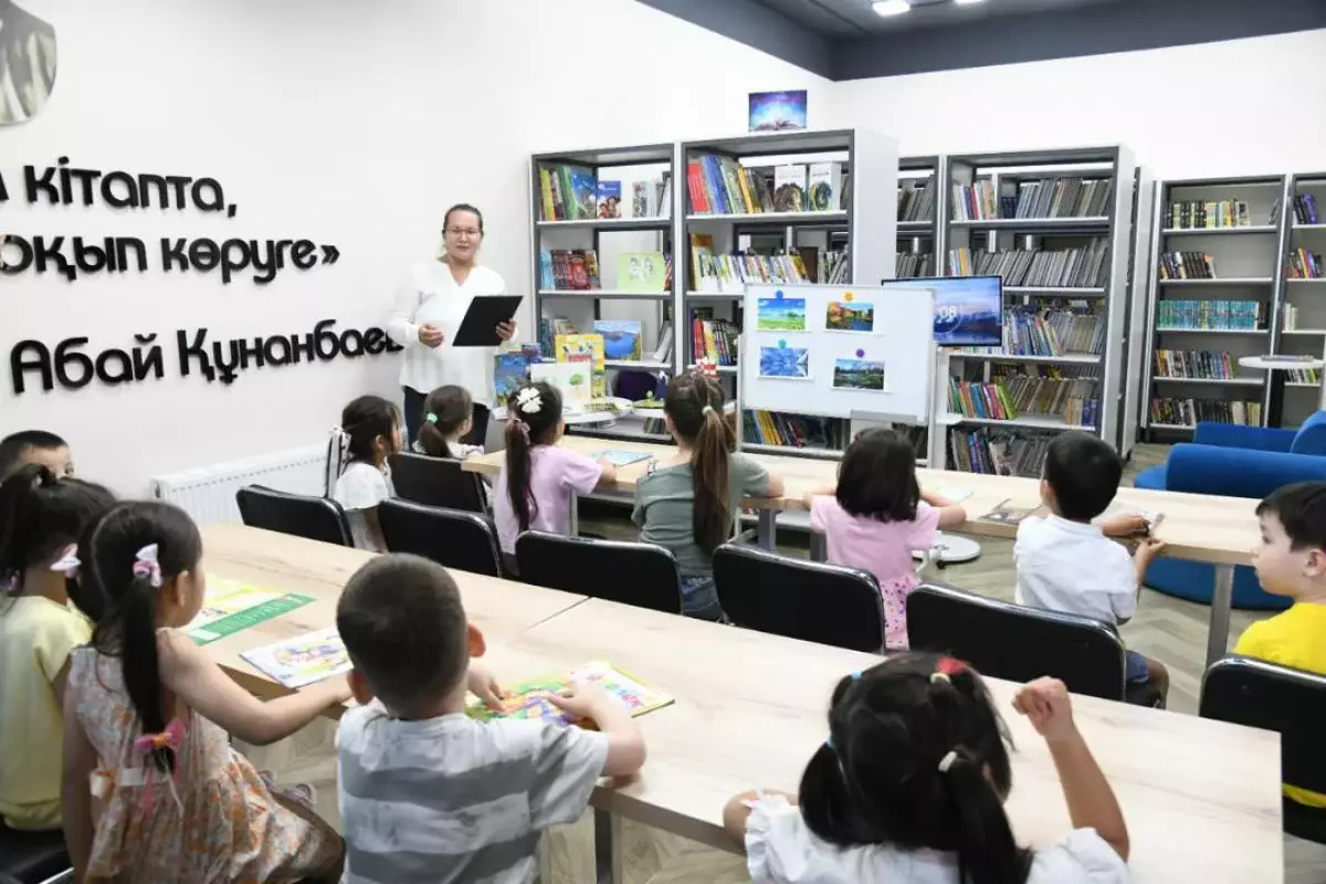 Елордадағы кітапханада бүлдіршіндерге арналған экосағат өтті