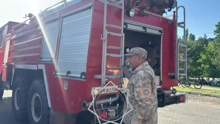  Сиренасы қосулы өрт сөндіру көлігі жеңіл автокөлікпен соқтығысты 