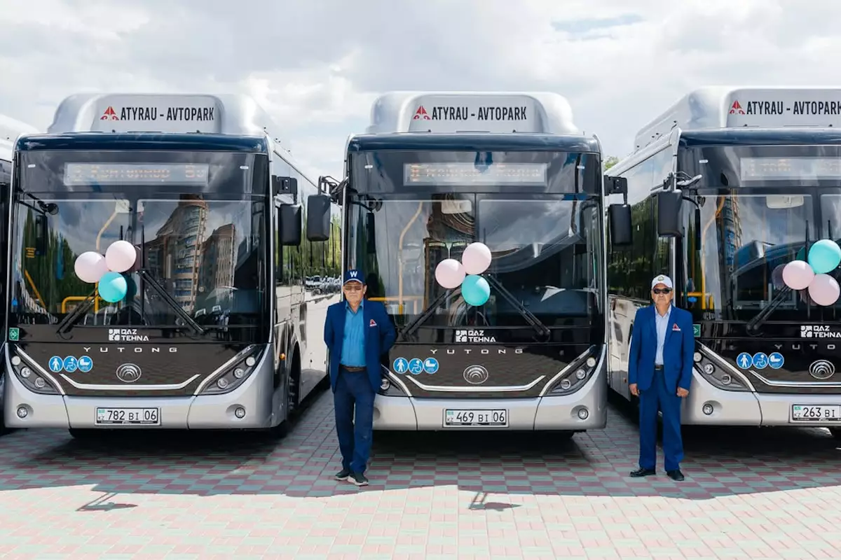 30 новых автобусов поступили в автопарк Атырау
