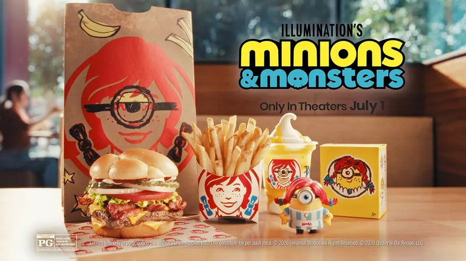 Wendy's запускает набор Minions & Monsters с эксклюзивными коллекционными игрушками и новым банановым Frosty Swirl.
