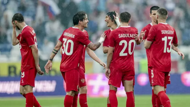 Со счетом 3:0 завершился матч сборной России