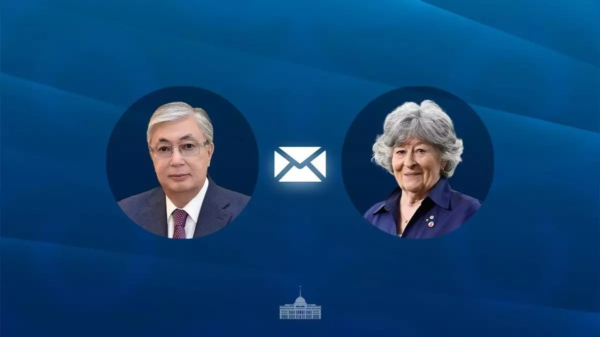  Мемлекет басшысы Канада Генерал-губернаторы Луиза Арбурға құттықтау жеделхатын жолдады 