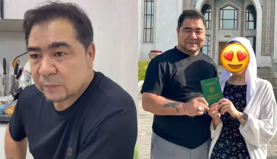 «Дені дұрыс қыз керек»: Өзінен 25 жас кіші әйел алған актер күтпеген мәлімдеме жасады (ВИДЕО)