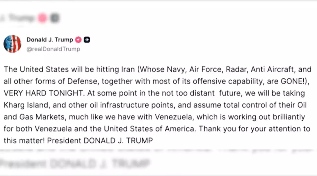 Д. Трамп: Түнде Иранға күшті соққы жасаймыз