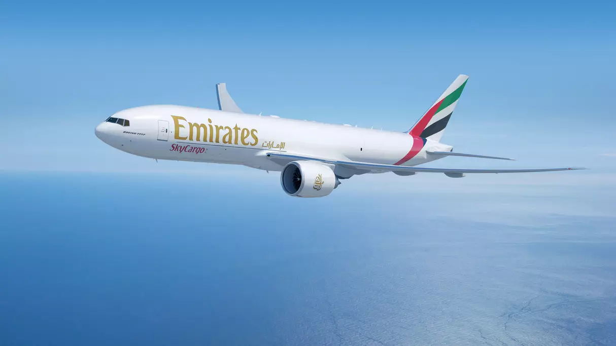 Emirates SkyCargo запускает первый грузовой рейс в Алматы, Казахстан.