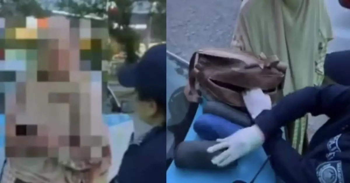  Шымкентте хиджабтағы қыз есірткі таратты деген күдікке ілінді 