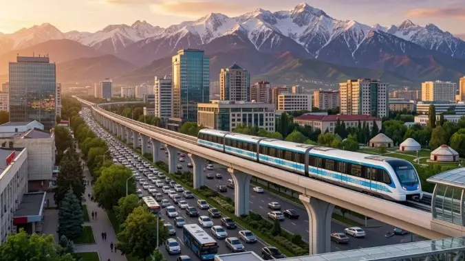 Китайский гигант CRRC поставит поезда для будущего LRT в Алматы