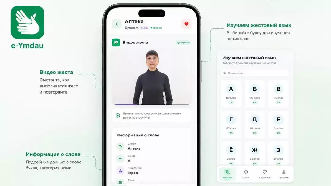 Видеословарь жестового языка запустили в республике
