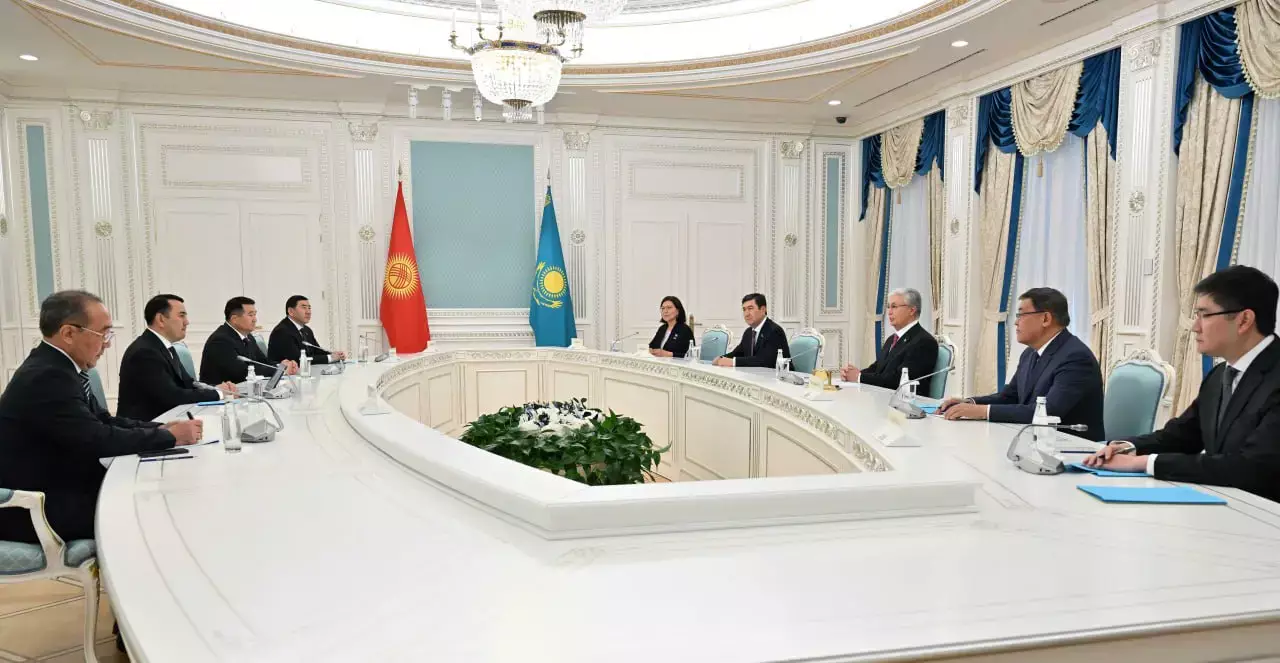 Тоқае Қырғыз Республикасы Жогорку Кенешінің төрағасын қабылдады