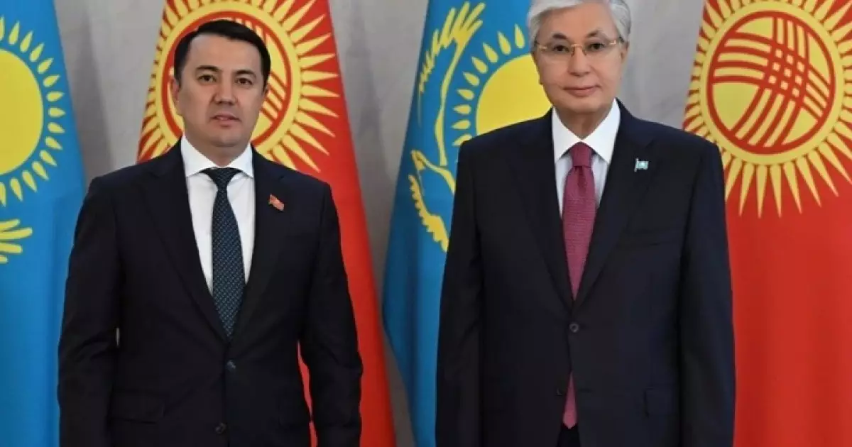  Тоқаев Қырғыз Республикасы Жогорку Кенешінің төрағасын қабылдады 