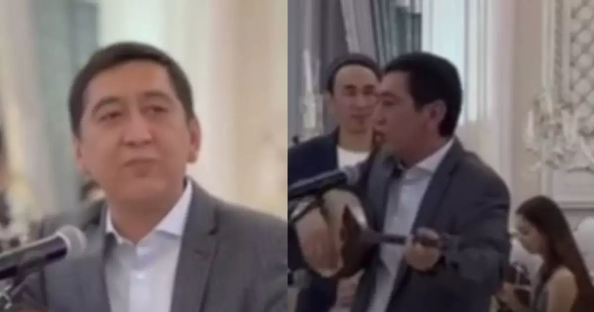  Депутат Ринат Зайытов тойда келіннің бетін ашып жүр (ВИДЕО) 