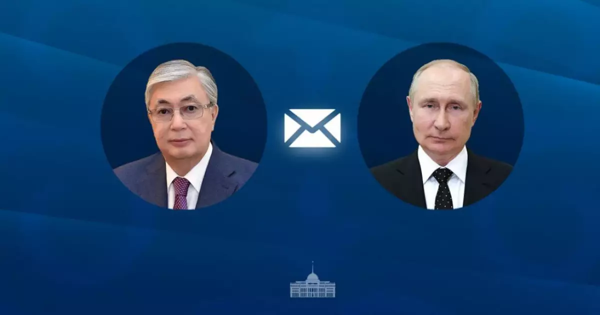   Мемлекет басшысы Ресей Федерациясының Президентіне құттықтау жеделхатын жолдады   