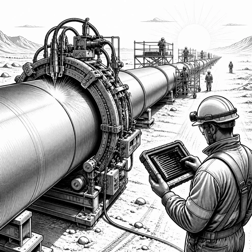 Немецкая компания Friedrich Vorwerk получила крупный заказ в Казахстане на сварку 1450 километров трубопровода с помощью системы PX-II.