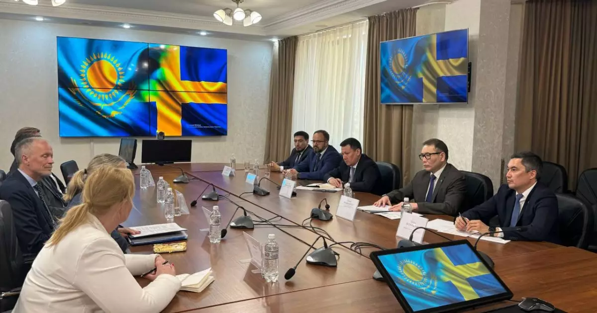   Қазақстан мен Швеция сауда байланысын кеңейтуді талқылады   