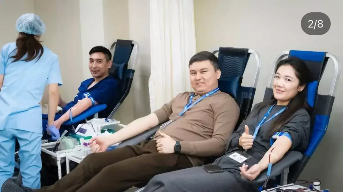 Елімізде донорлық көрсеткіш бойынша Алматы көшбасшылар қатарында тұр