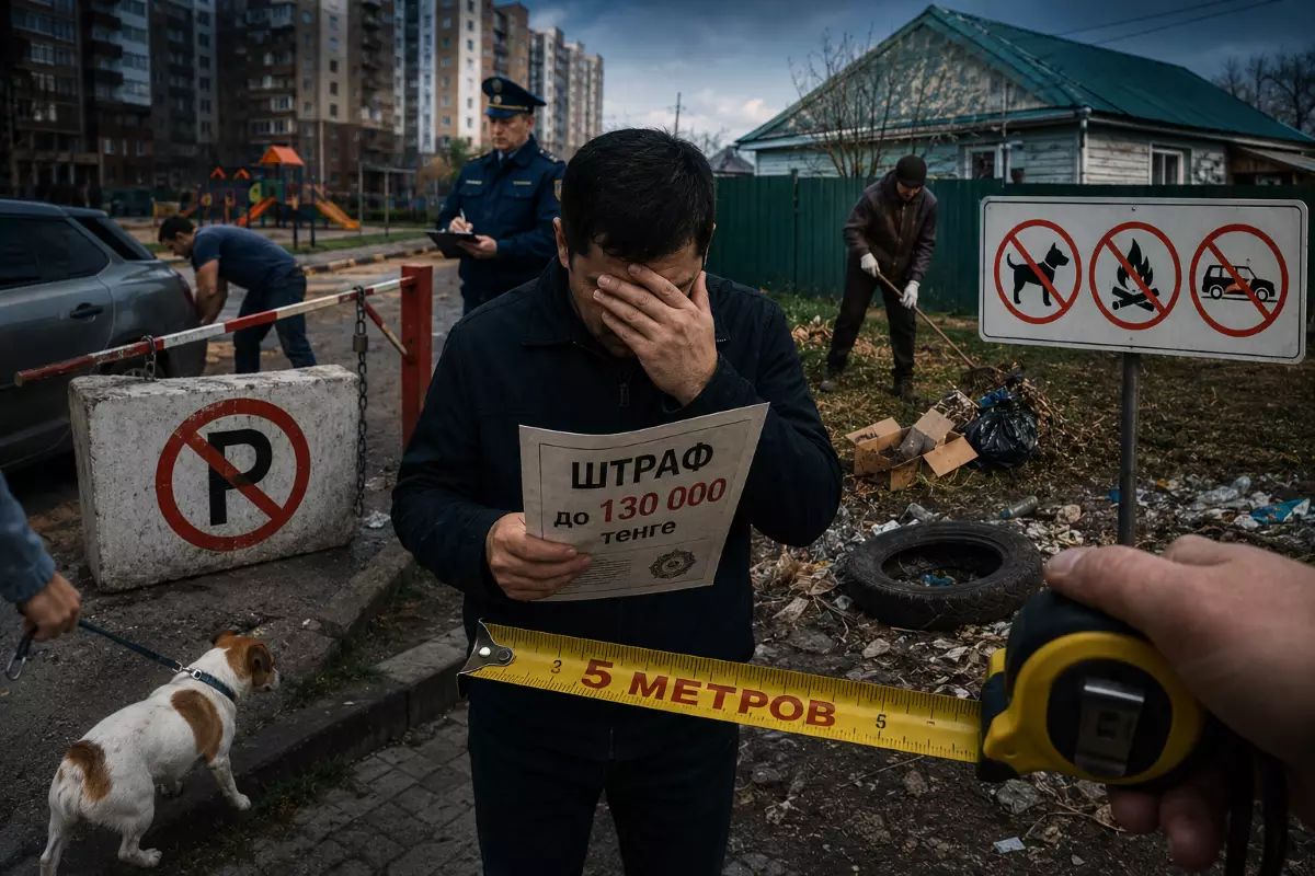 Запрет на блоки во дворах и уборка за собаками: как изменятся обязанности казахстанцев с 1 июля