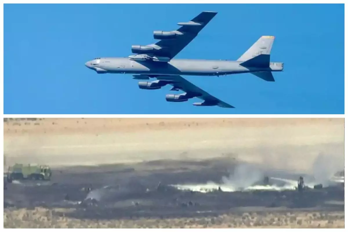 Калифорнияда B-52 стратегиялық бомбалаушысы апатқа ұшырап, сегіз адам қаза тапты
