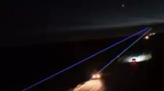 Еще одну автодорогу оснастили лазером в Казахстане