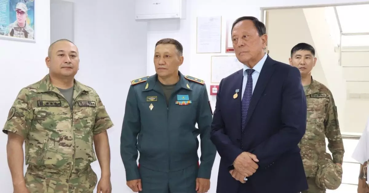  Ұлттық ұланның әскери бөлімінде Мәлік Ғабдуллин атындағы дәрісхана ашылды 