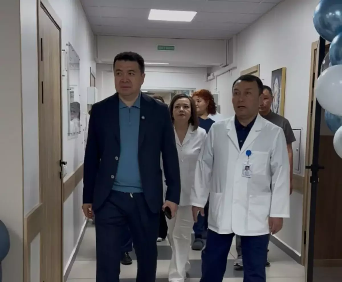 Алматы қалалық кардиологиялық орталығында жөндеуден кейін жаңартылған бөлімше ашылды