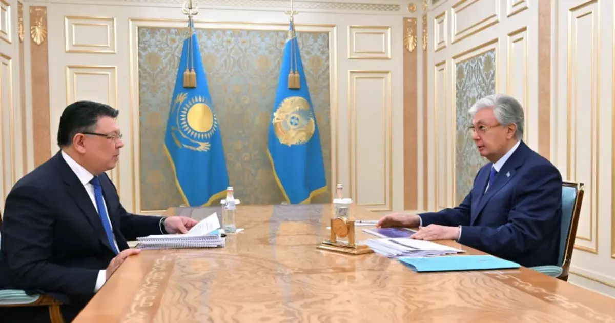   Мемлекет басшысы Қанат Бозымбаевты қабылдады   