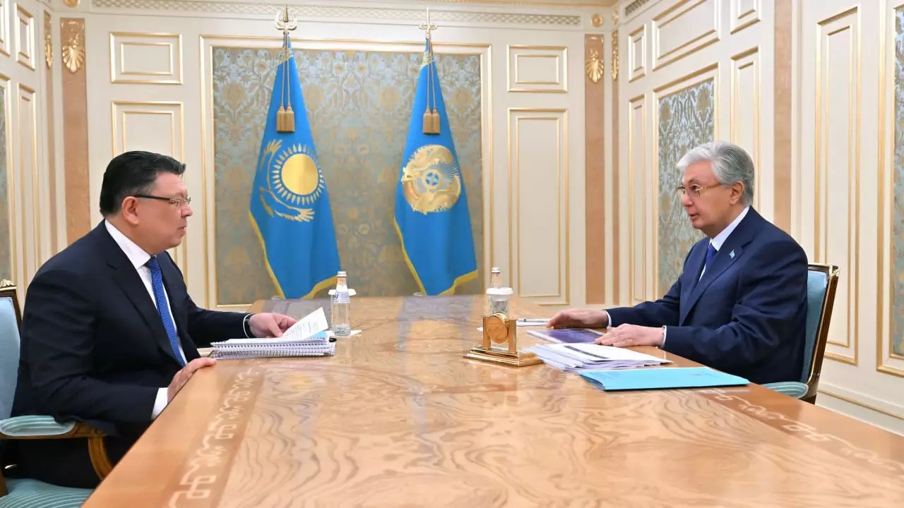Президент Премьер-министрдің орынбасары Қанат Бозымбаевты қабылдады