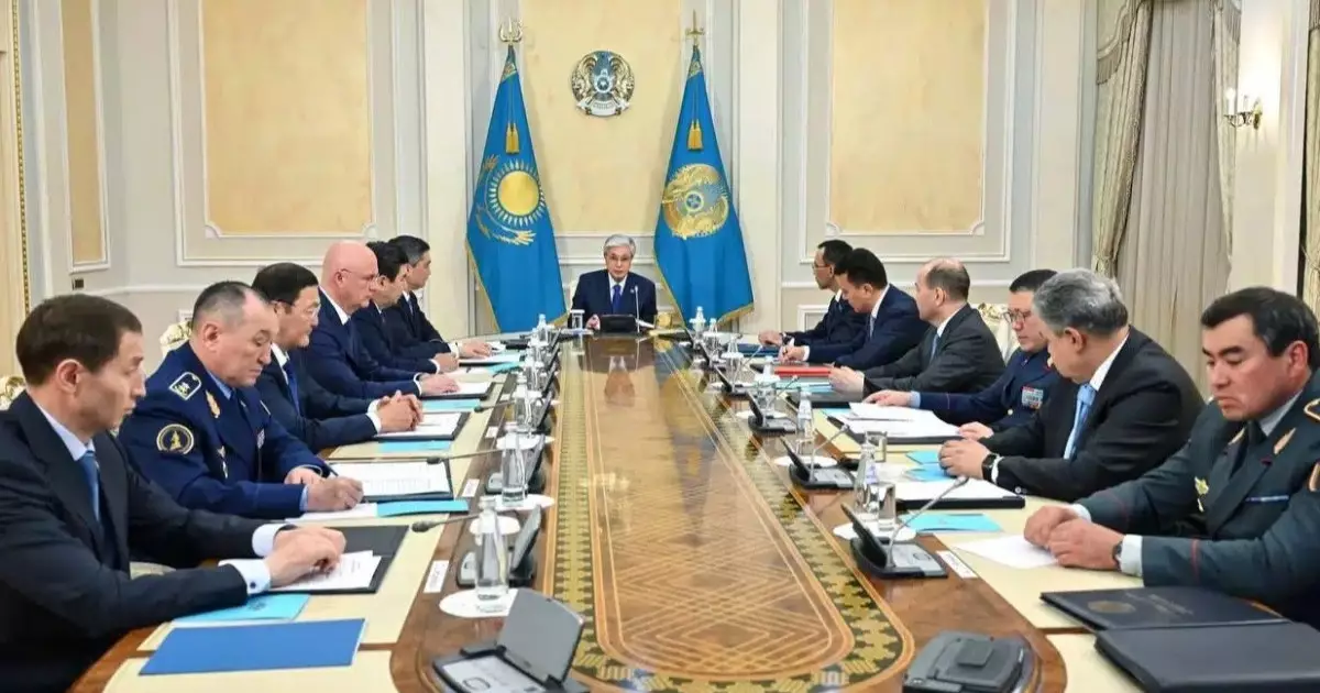  Президент Қауіпсіздік Кеңесінің отырысын өткізді 