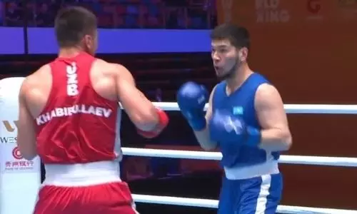 Нурбек Оралбай уступил чемпиону мира на этапе Кубка мира по боксу