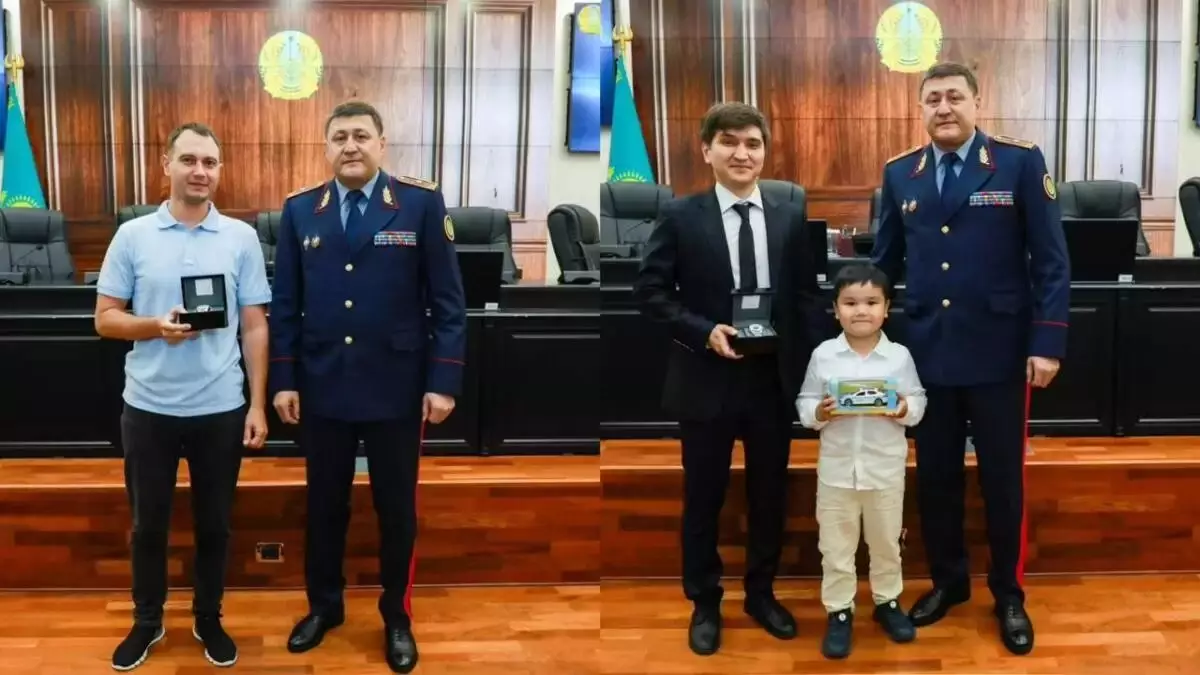 Кішкентай қызға тиіскен күдіктіні қолға түсірген астаналықтар марапатталды