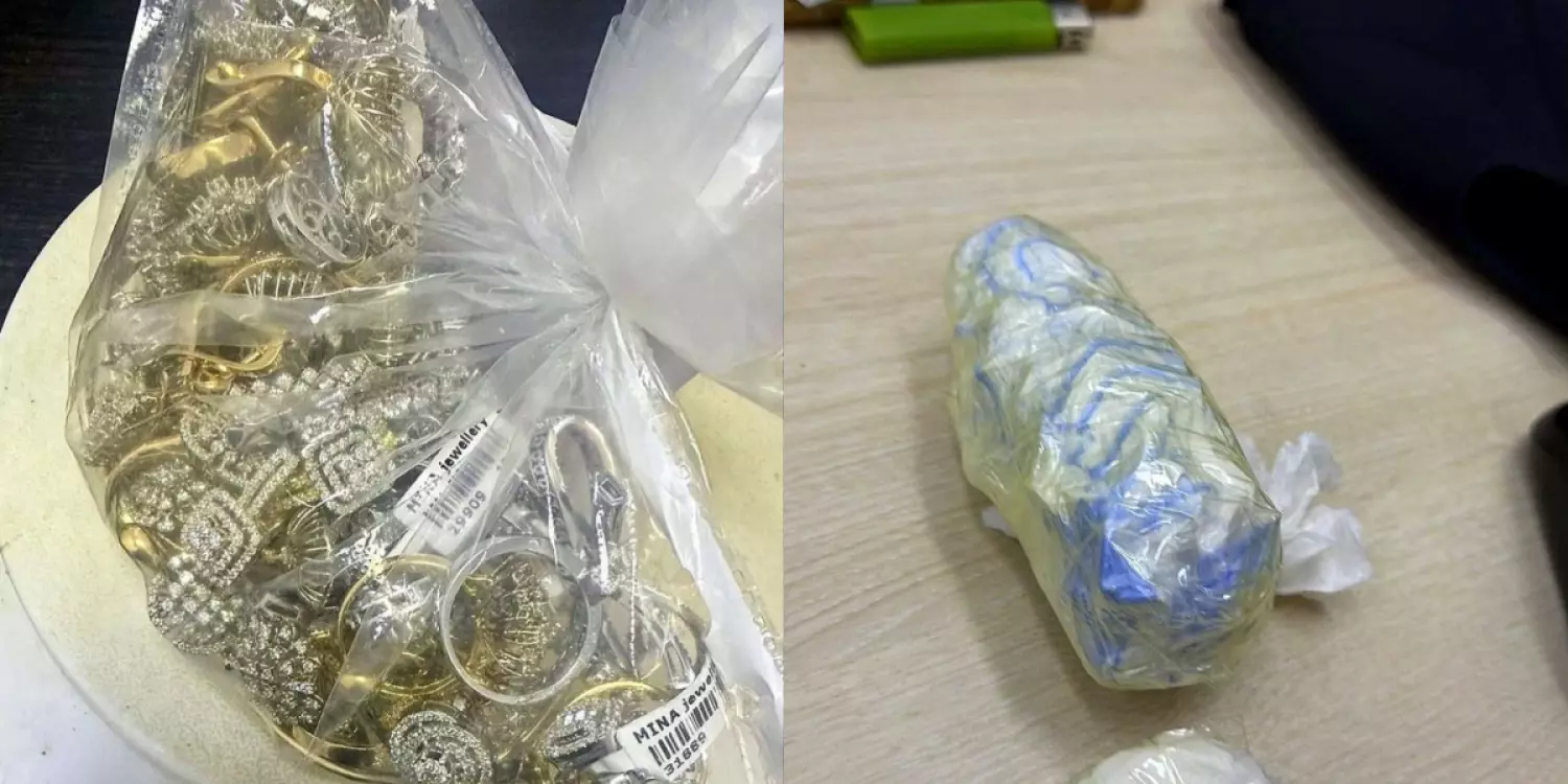 Маңғыстауда әйел 34 алтын бұйымды жыныс мүшесіне тығып өтпек болды