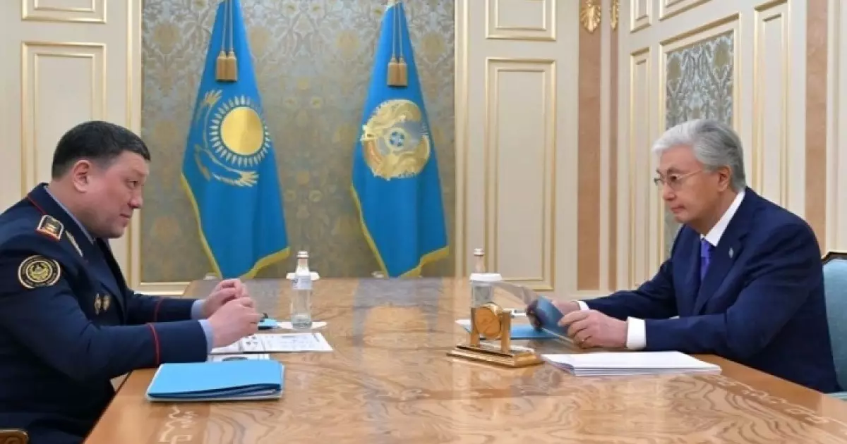  Тоқаев Ішкі істер министрін қабылдады 