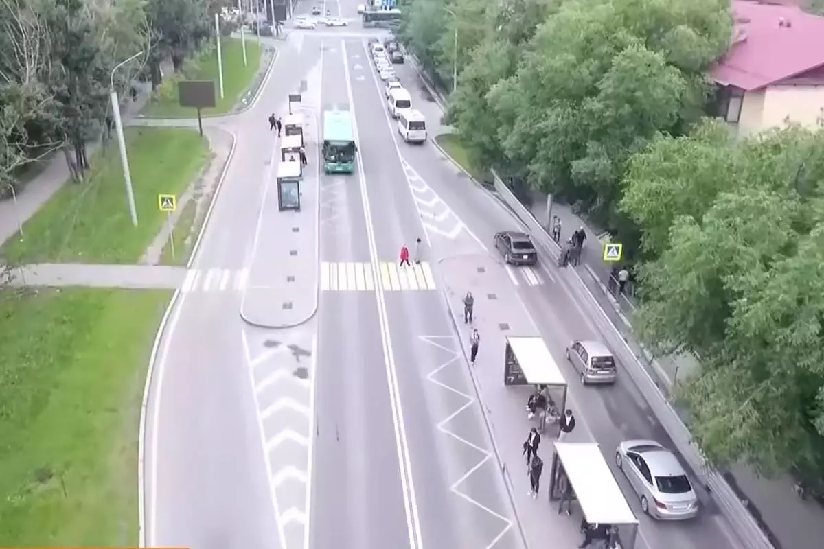 Алматының Тимирязев көшесіндегі БРТ автобус жолы алып тасталмақ